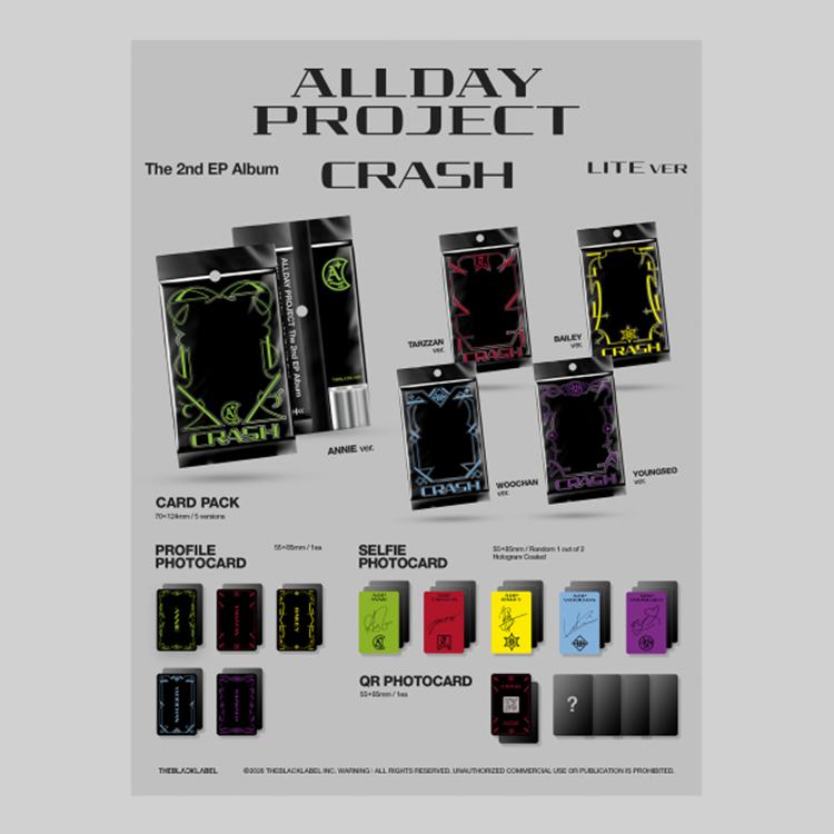 ALLDAY PROJECT (ADP) - The 2nd EP [CRASH] (LITE Ver.)