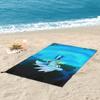 Shadow The Hedgehog Beach Towel Soft Microfiber Quick Dry Absorbent Quick Towels For Swimming