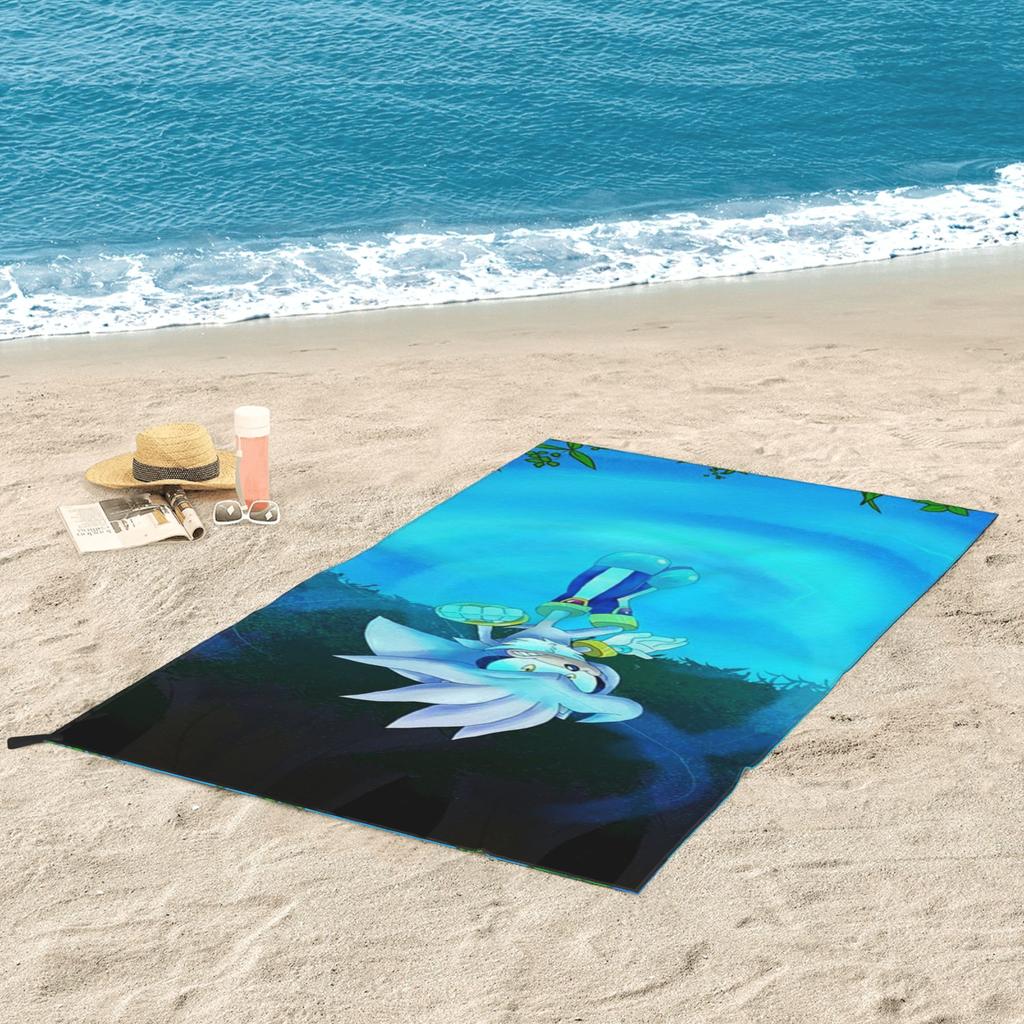 Shadow The Hedgehog Beach Towel Soft Microfiber Quick Dry Absorbent Quick Towels For Swimming
