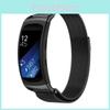 Gear Fit2 Sm R360 Magnetic Clasp Stainless Steel Mesh Band For Workout And Daily Wear