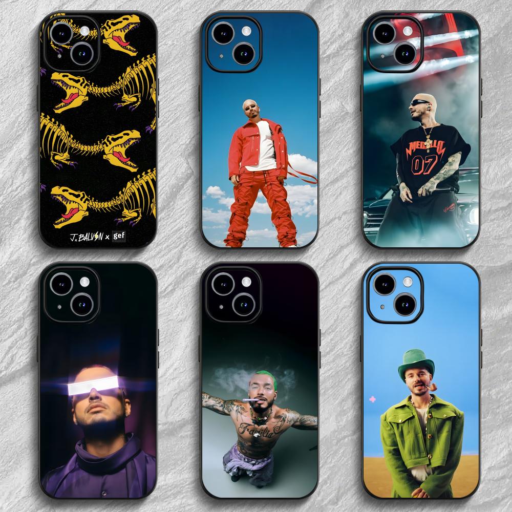 Latin Pop singer J Balvin Phone Case for iPhone 12-17 Air Plus Pro Max Satin Glossy Colorful Great Gift phone case
