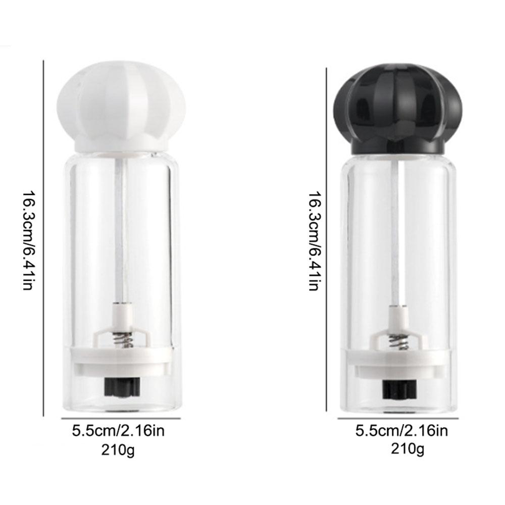 1Pcs Manual Pepper Grinder- Acrylic Salt and Pepper Shakers Adjustable Coarseness by Ceramic Rotor Kitchen Accessories