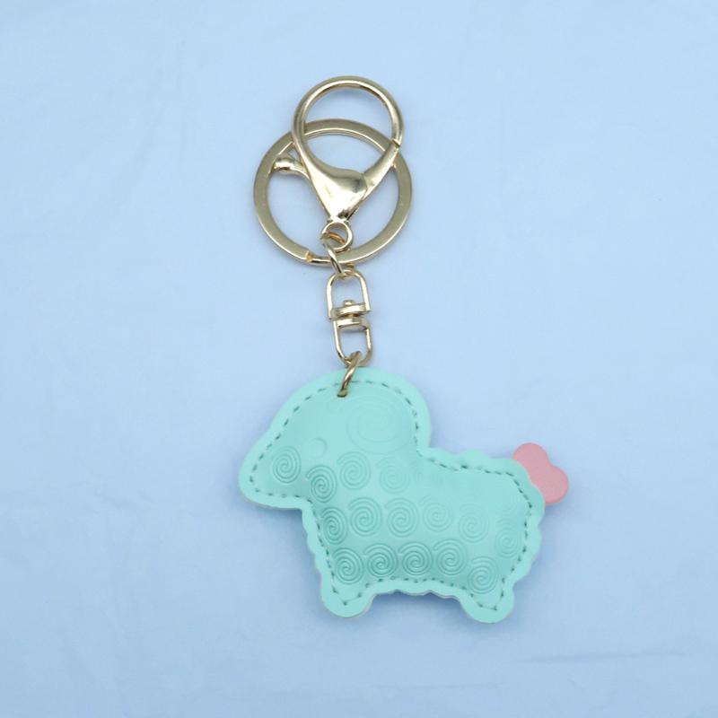 2027 Lunar New Year Goat Pendant Durable Pu Sheep Keychain Bag Decor Gift For Friends
