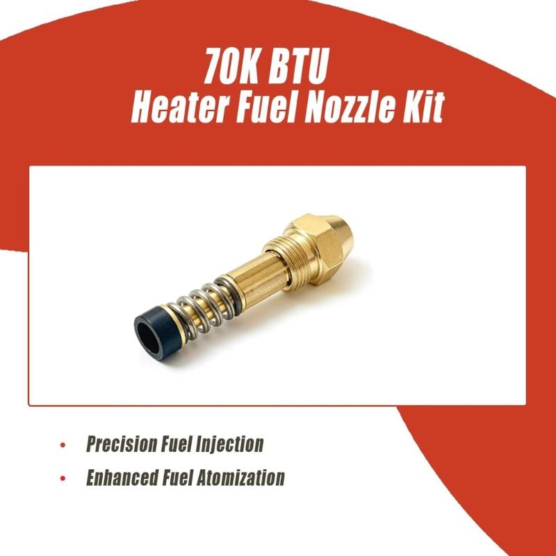 Replacement Oil Nozzle Assembly Spring Oil Nozzle Oil Hot Air Blower Injector Wearing Part Industrial Heater