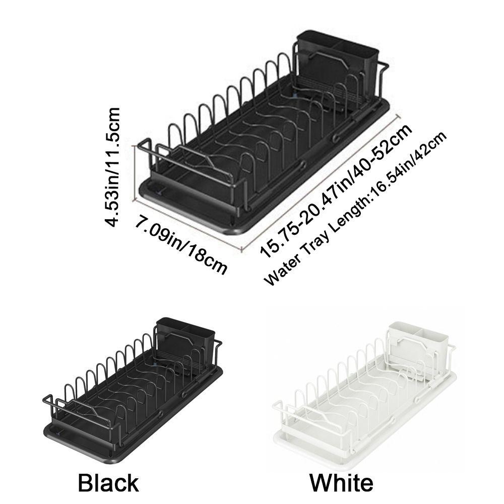Non-Slip Expandable Dish Drying Rack Draining Sink Drain Rack Sink Dish Drying Rack Kitchen