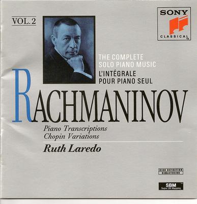 CD SERGEI VASILYEVICH RACHMANINOFF , R - Rachmaninov Piano Transcriptions, C SMK48469 Sony Classical 1993 US Classical Used