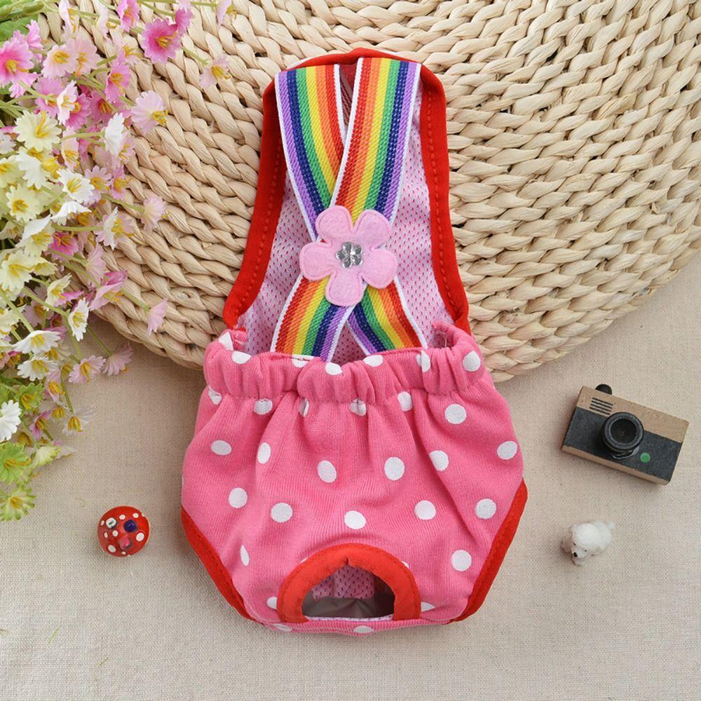 XS~XL Dog Physiological Pants Polyester Dog Menstrual Pants Breathable Puppy Underwear Briefs  Dog