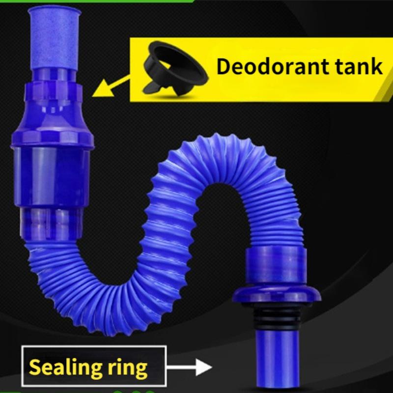

Дезодорант, канализационная труба, бытовая кухонная раковина, бассейн, новый синий пластик, современная простота, масштабируемая канализационная труба высокого качества