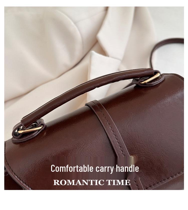 2025 Retro Women's Handbag: Japanese-Korean Style Fashionable Versatile Shoulder & Crossbody Bag