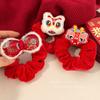 Lion Dance New Year Elastic Hair Band Plush New Year Children Headwear Creative   Children's