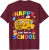 Driver Funny Student Happy Last Day Of School Bus Unisex T-Shirt