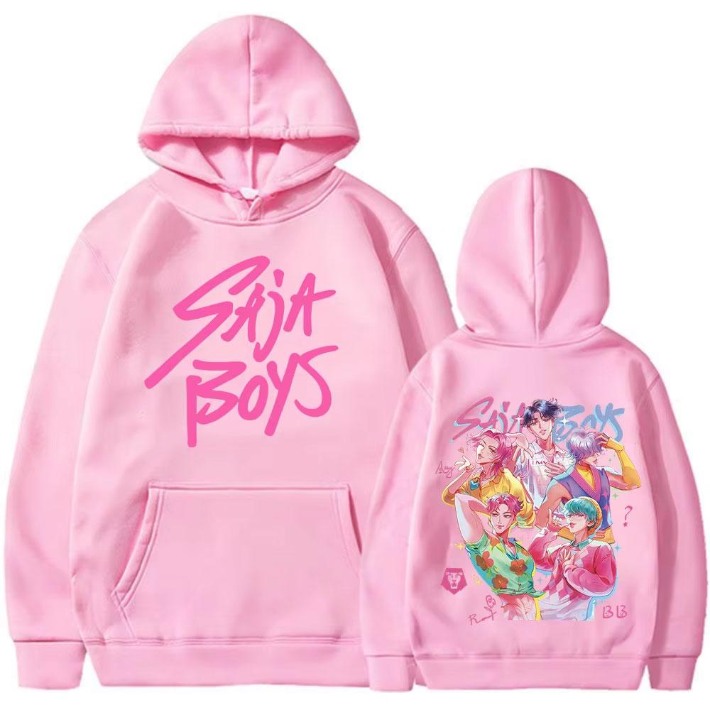 KPop Demon Hunters Saja Boys Movie Hoodies Men Women Fleece Casual Oversized Sweatshirt Fashion Hip Hop Long Sleeve Pullovers
