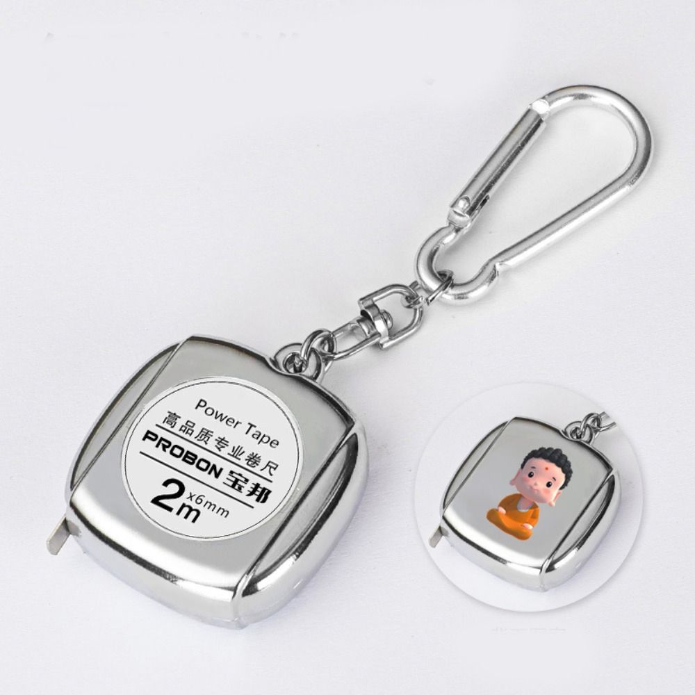 

Delicate Retractable Ruler Roulette Measure Tape Pocket Keychain Tape Measure Measuring Tool style3