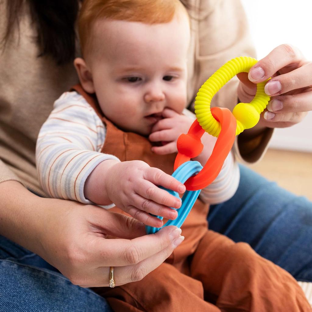 Fat Brain Toys Plip Grips Baby Toy Fidget Toy Plip Grips 3 Pieces Authentic FA489-1