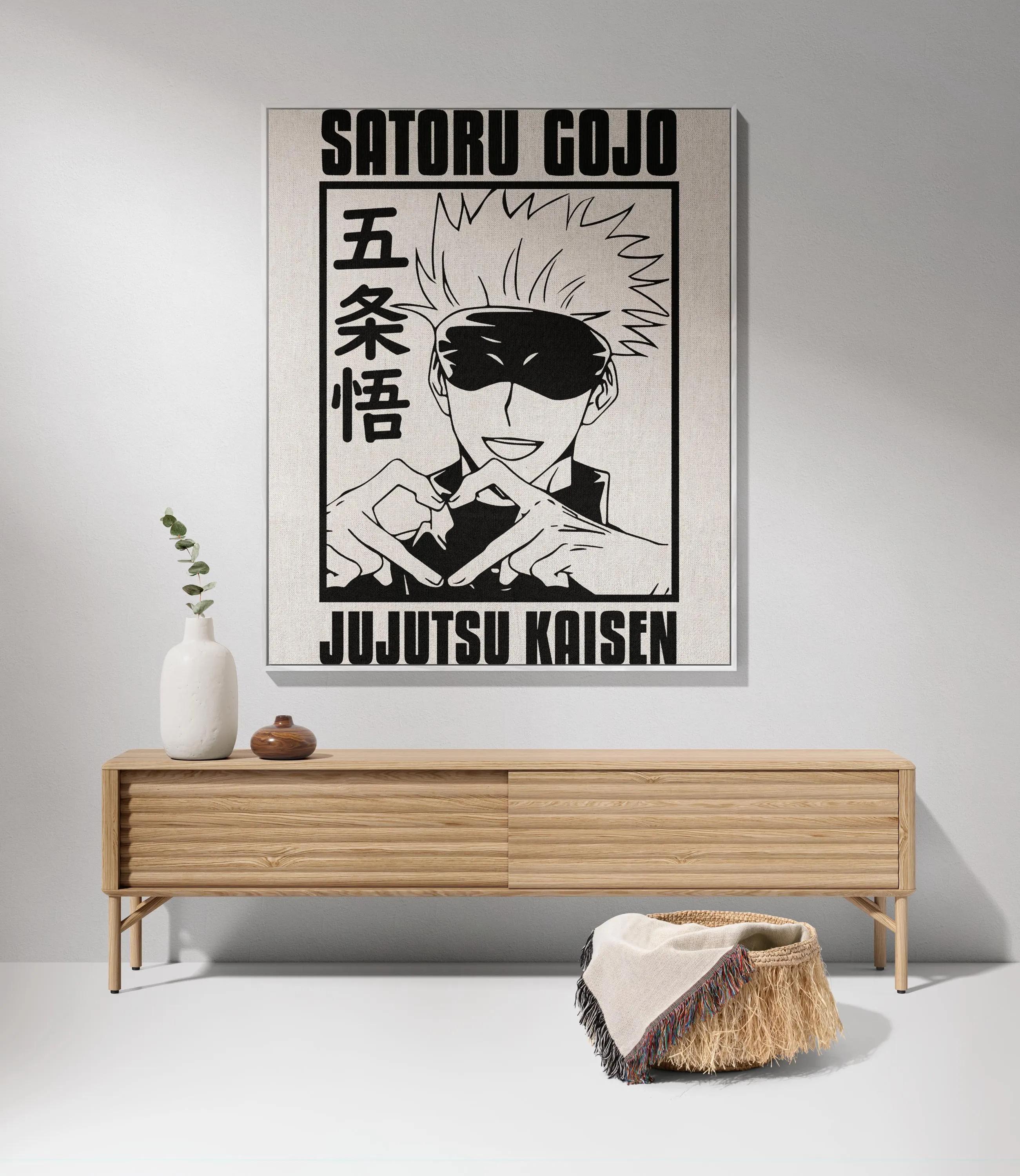 

Jujutsu Kaisen Woven Blanket JJK Blanket Gojo Gift For Her Satoru Blanket Gift Gojo Satoru Blanket Christmas Friendo Blanket 74x94cm(29x37in)