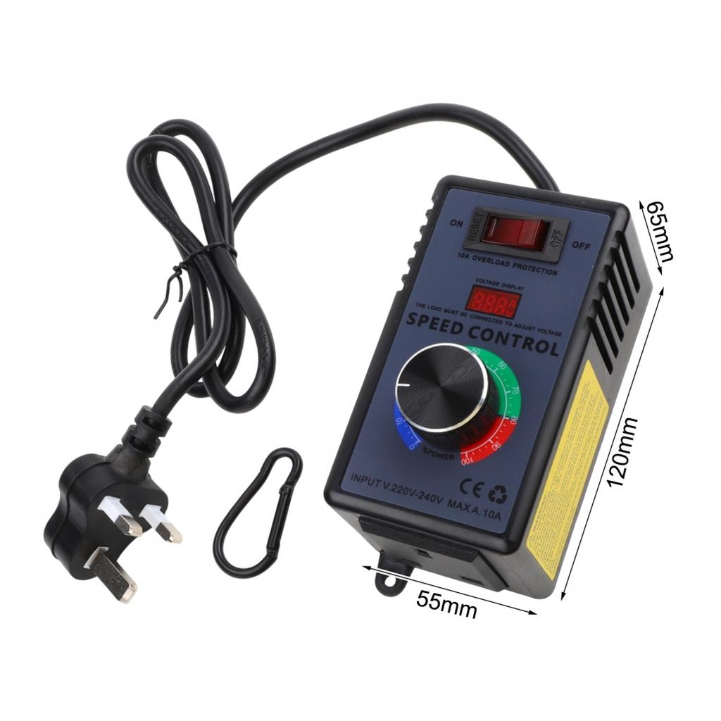 15A Speed Controller 4000W ABS Plastic AC220V-250V