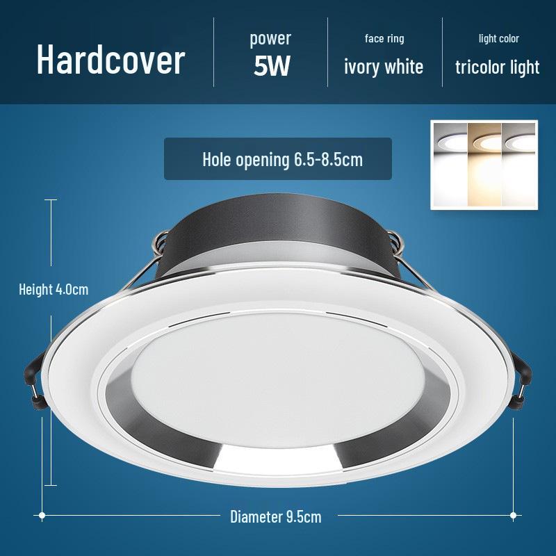 Recessed Ceiling Downlight – Copper Spotlight for Living Room and Commercial Spaces