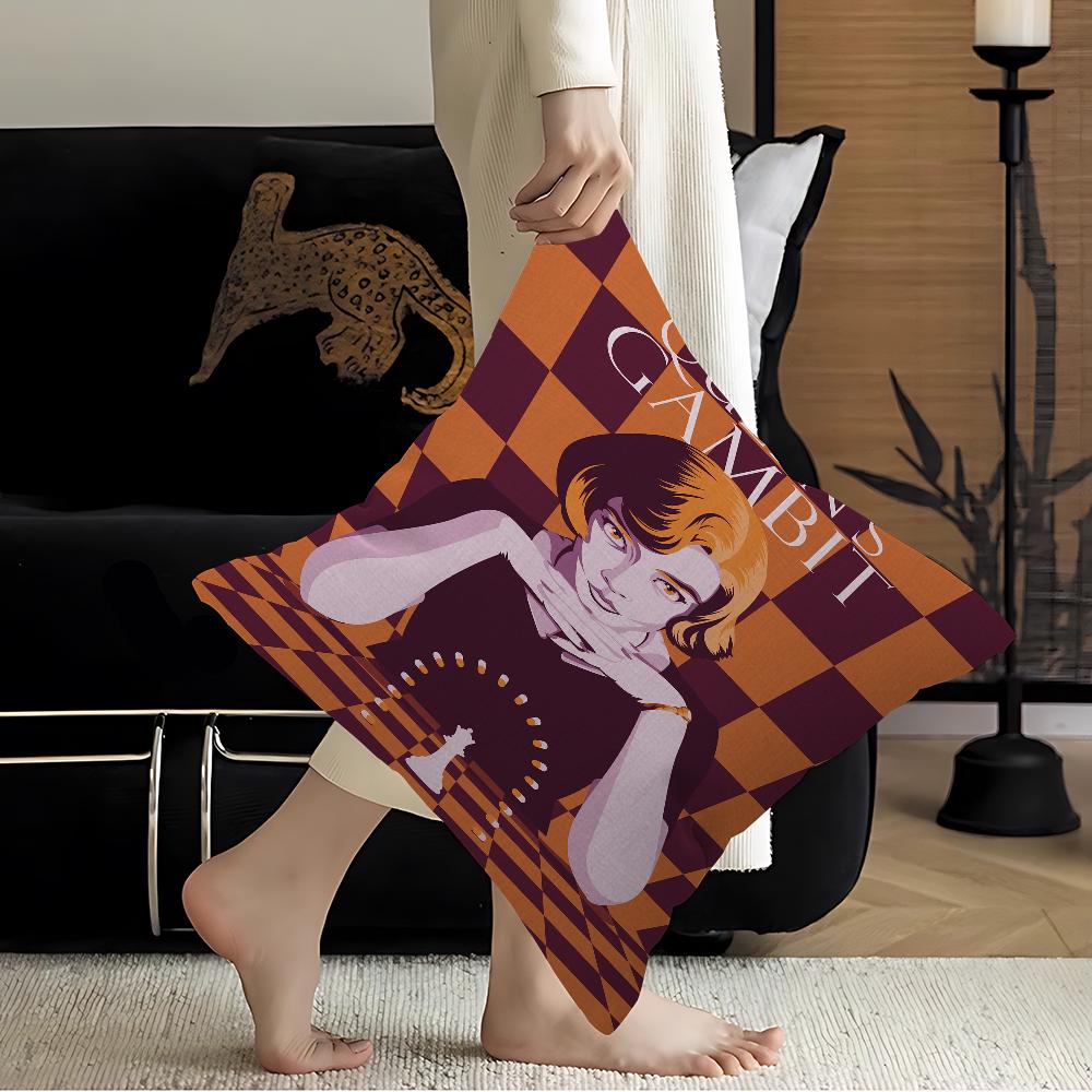 The Queen's Gambit Pillowcases Home Bedding Decorative Pillow Cover Wedding Super Soft Pillow Case