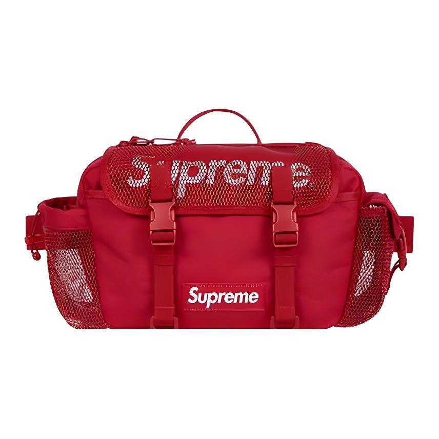 

New Supreme Polyester Shoulder Bag, Crossbody Bag, Fanny Pack Regular Unisex Red SUP-SS20-044 26.9*12.4*18.0CM