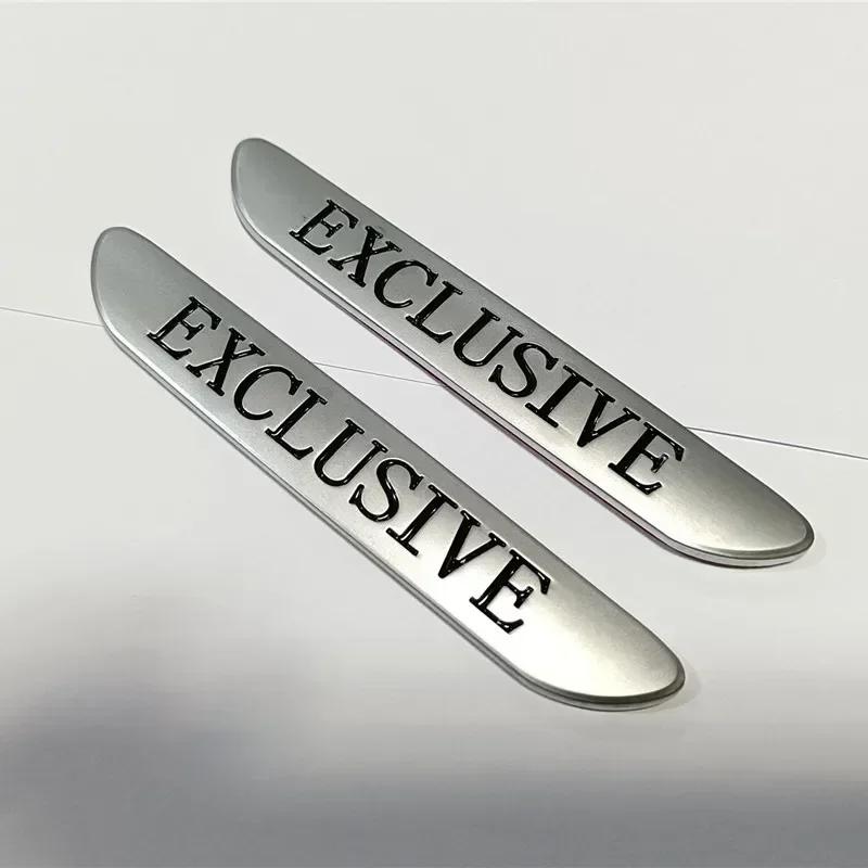 3D Metal EXCLUSIVE Side Fender Stickers Emblem Badge Car Styling Accessories for Mercedes Benz VITO C180 W205 W213 E300 E200 AMG