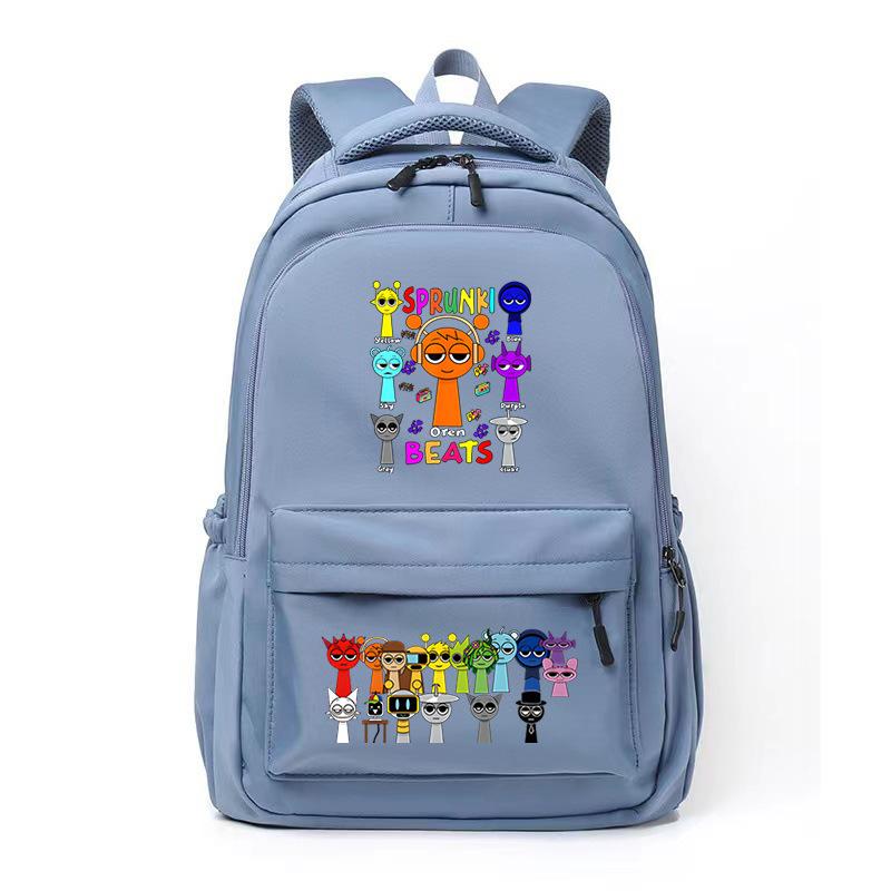 Hot Sale Junior High School High School Students Large Capacity Backpack Cartoon Peripheral School Bag College Style Campus Leisure Backpack