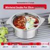 Stainless Steel Single-Serve Mini Hot Pot with Induction Compatibility and Extra Thick Design for One Person