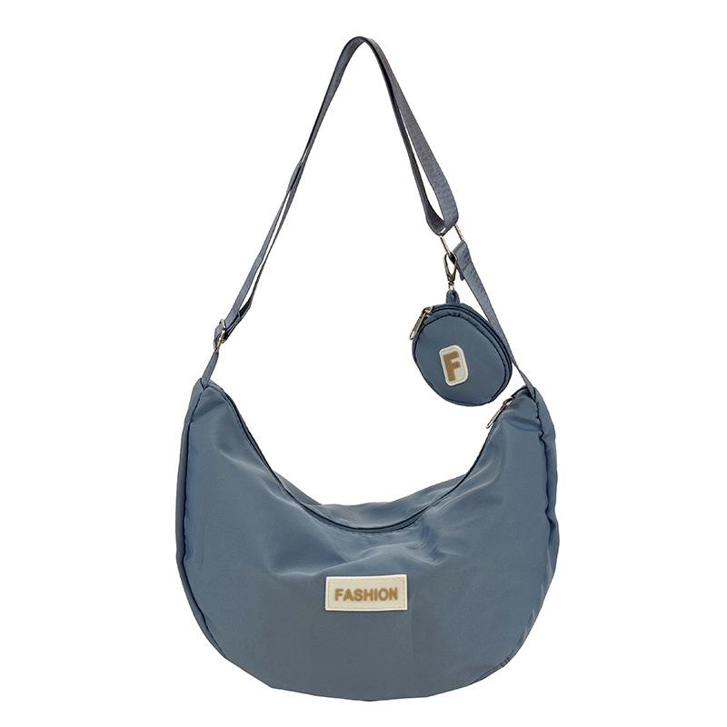 

2025 Autumn Solid Color Lightweight Women s Oxford Crossbody Backpack - Large Capacity Zipper Shoulder Bag