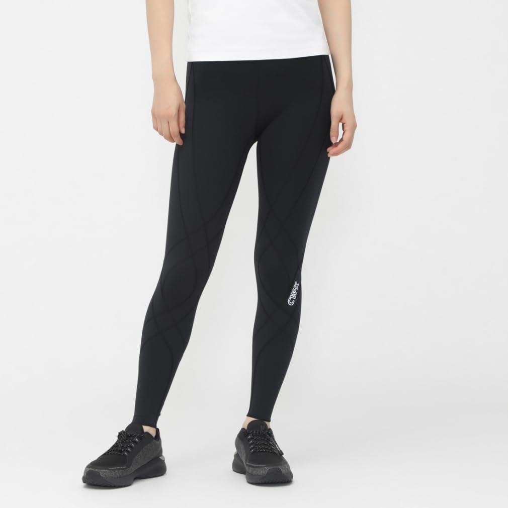 Wacoal Generator Model Sports Tights and UV Protection Size LT CW-X (Long Length), Moisture-Wicking, Quick-Drying, (Over 90%), HZY669, Women's, BL,