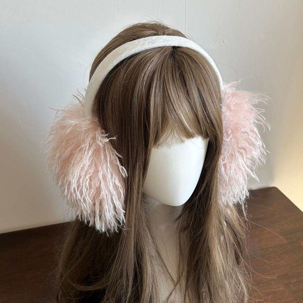 Collapsible Plush EarMuffs for Women and Kids Ear Warmer Furry Headband for Winter Christmas New Year Gifts