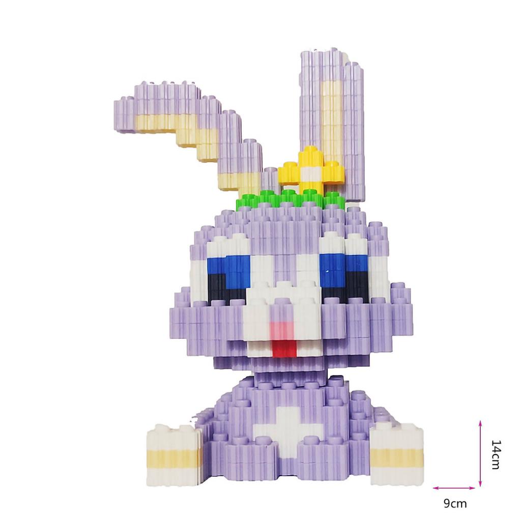 Kids Building Blocks Set Cute Cartoon Animal Shape Children Building Bricks Educational Toy