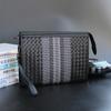Neue gewebte Toilettentaschen für Damen und Herren, Herren-Clutch-Taschen, Handtaschen, Klemmtaschen mit großem Fassungsvermögen, personalisierte trendige Taschen, Freizeittaschen.