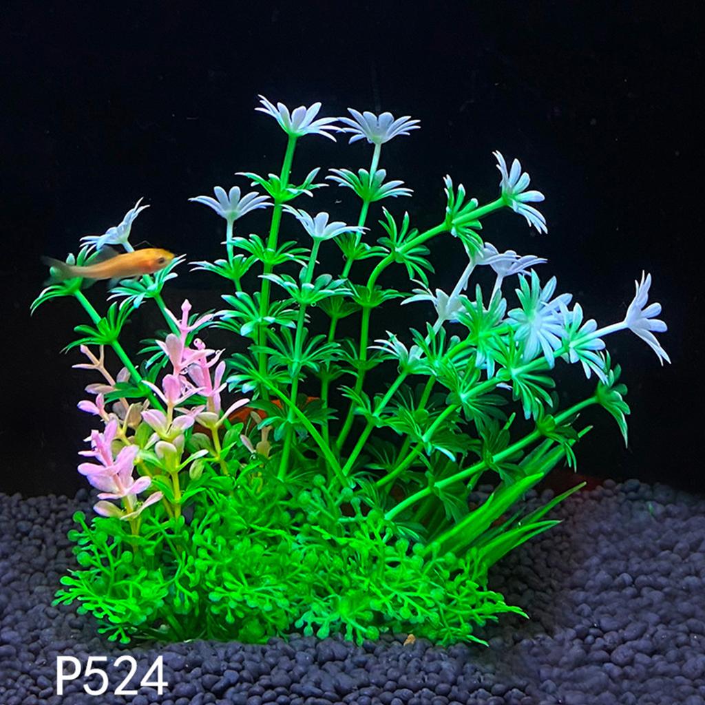 Artificial Aquarium Decor Plants Plastic Aquatic Plants Underwater Plants Aquarium Accessories DIY Decoration Piante Acquario