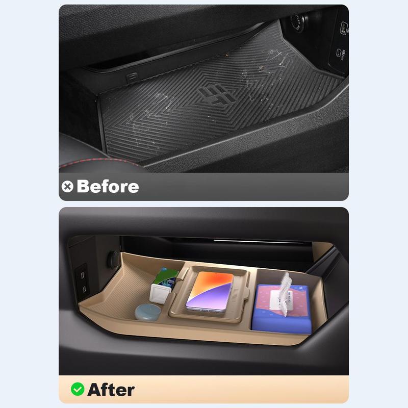 Car Central Control Lower Storage Box For Jetour Traveler T2 2023-2025 Center Console Sunglasses Phone Keys Storage Box