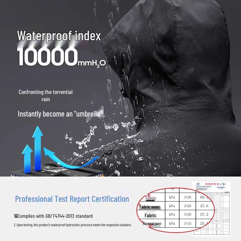 Warrior Unisex 3-in-1 Outdoor Windproof Waterproof Fleece Jacket