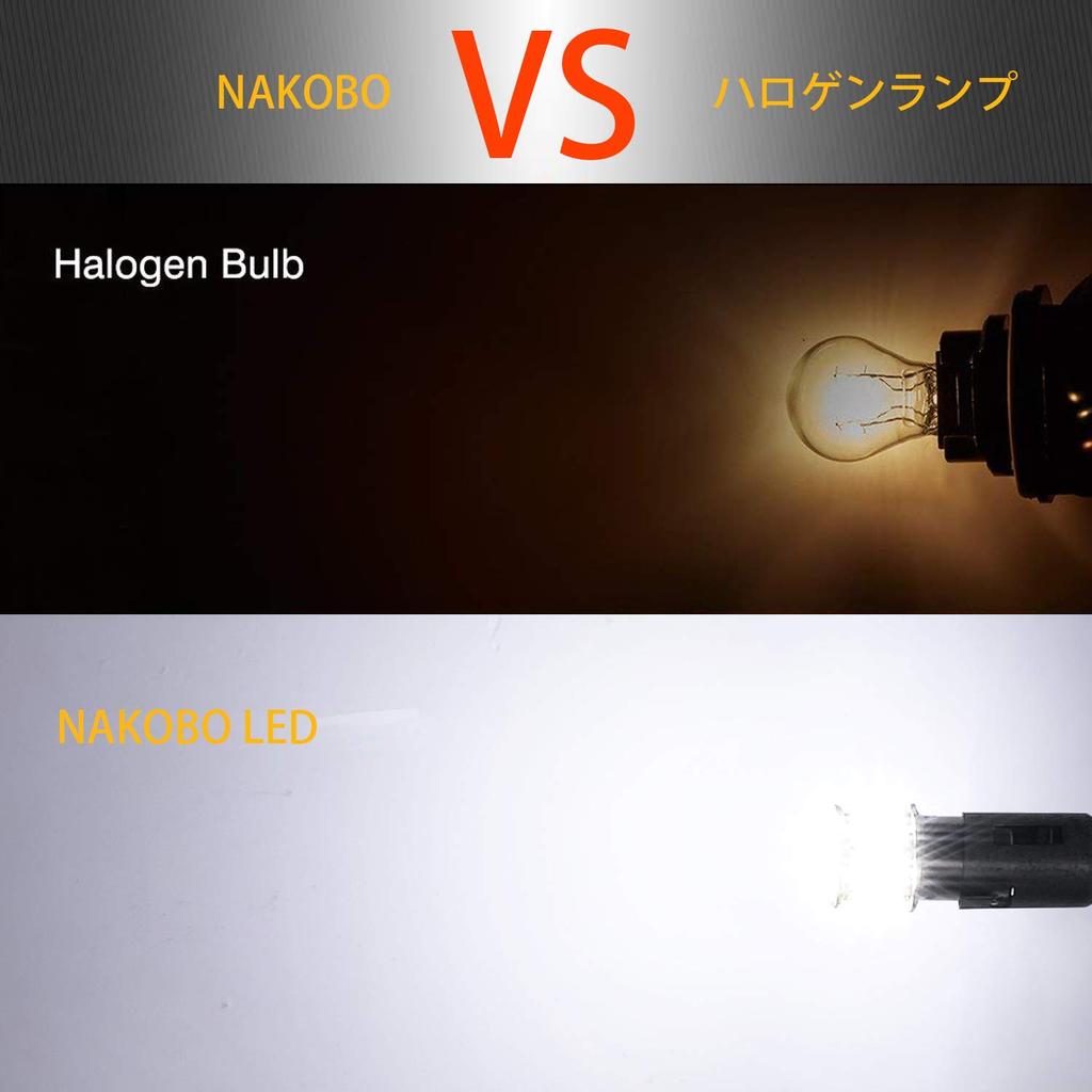 NAKOBO S25 Single 12V-24V G18 LED P21W BA15S Bulb LED