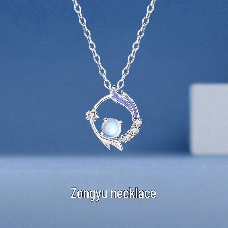 Chang an Youmeng Women s Luxury s925 Silver Necklace - Creative Christmas Gift for Girlfriend 925 Silver