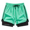Pantaloncini Sportivi Unisex a Doppio Strato Anti-Esposizione per Corsa e Escursionismo