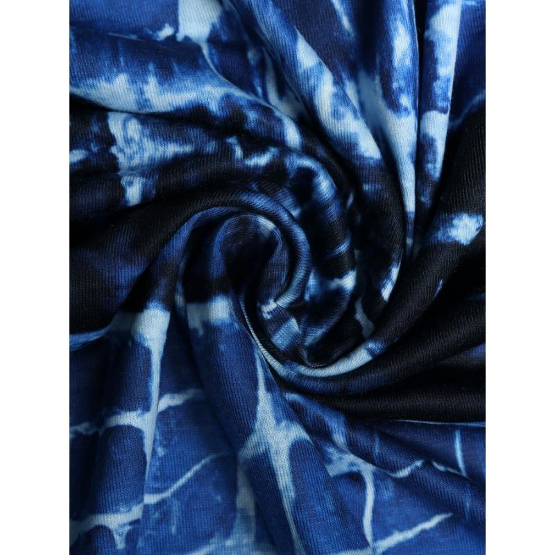 Women's Fashion Print Crew Neck Sleeveless Dress