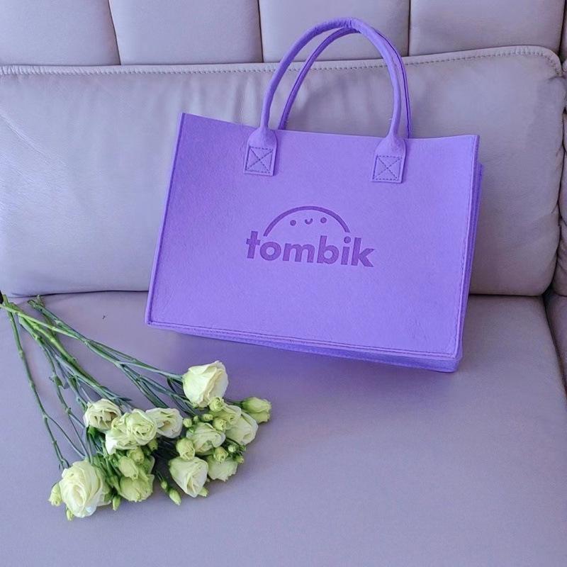 Ladies Felt Tote Bag - Available in Large, Medium, Small Sizes