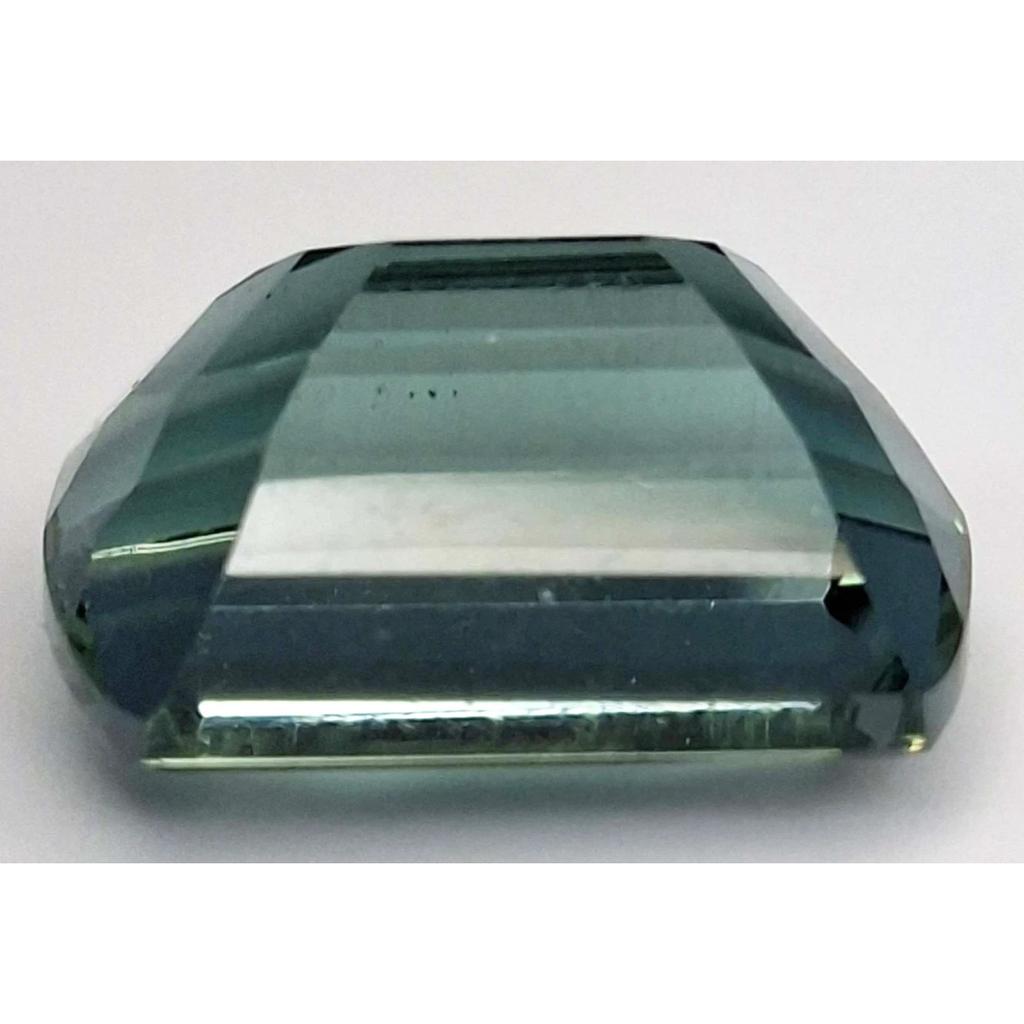 Tourmaline Greenish-Blue 23-25 Ct Fancy Cut Certified Beautiful Loose Gemstone
