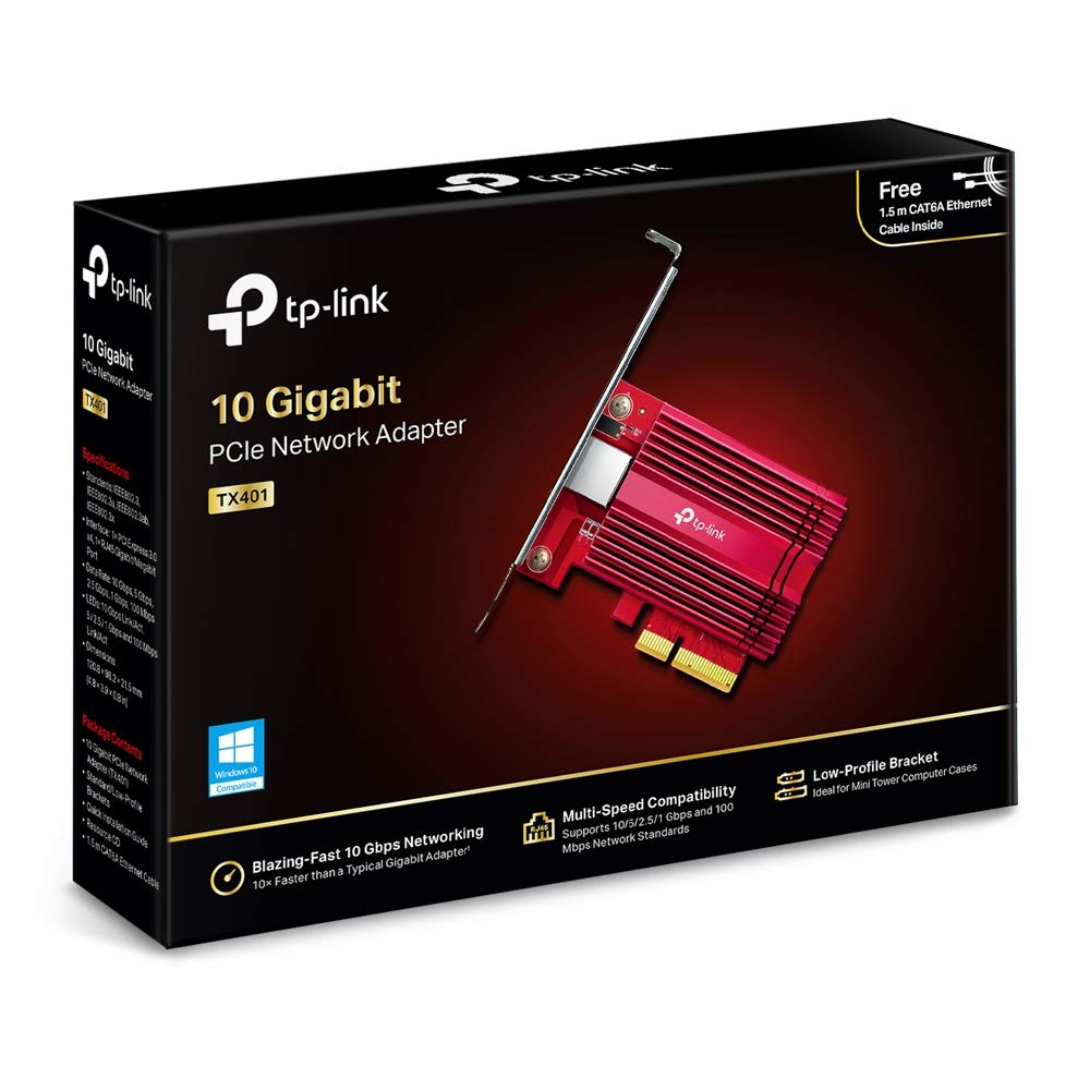 10Gbps LAN Card Adapter Network Card TX401 TP-Link PCI-E