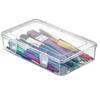 12er-Pack durchsichtige Kunststoff-Aufbewahrungsboxen, 8 x 5 x 1,75 Zoll