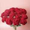 Rose Tricotée Bouquet Simple Fleur Artificielle pour Décoration de Maison et Centre de Table de Mariage