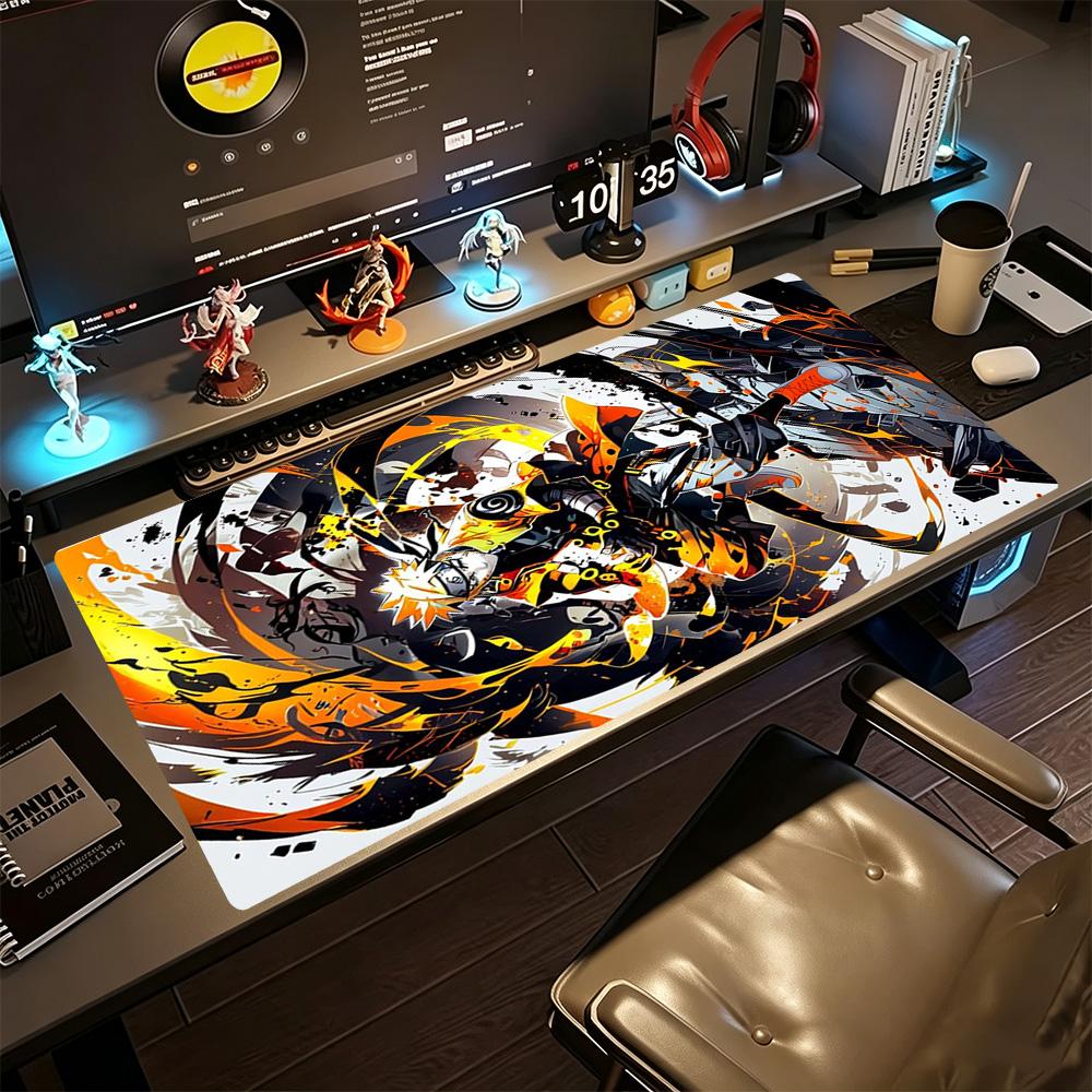 Naruto Large Mouse Pad Gaming Laptop Mouse Pad HD Print Desk Pad Non-Slip Rubber Base Perfect Gift for Gamers