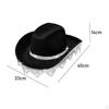 Rhinestones Tassels Hat Bandana glasses Stylh Summer Protection for Costume Outdoor