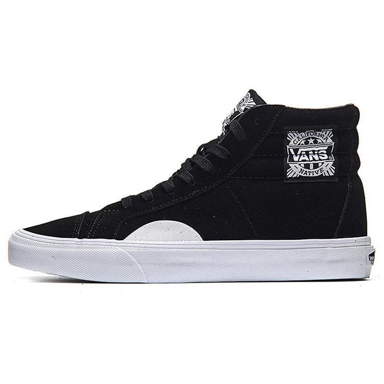 Vans Sk8 Comfortable Versatile Durable Lightweight Breathable High-Top Skate Shoes Unisex Sneakers Black VN0A3JFIQXP
