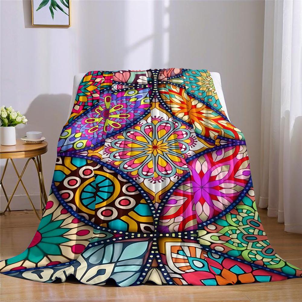 BohoBlend Flannel Blanket Warm Soft Halloween Christmas Couch Warm Cozy Decorative Decor Gift for All Season