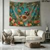 Sloths Wall Tapestry Aesthetic Wall Hanging Printed Fabric Blanket Decorative Tapestries for Bedroom Living Room Home Decor