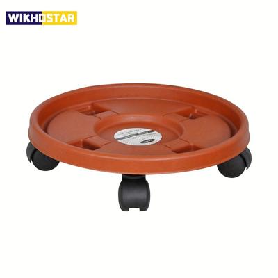 1ks, odnímatelný stojan na rostliny podnos na květináče s univerzálním kolečkem Těžký pojízdný stojan na květináče vnitřní a venkovní balkon