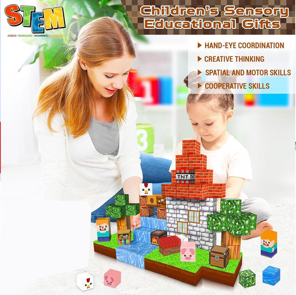 Children's Magnetic Building Blocks: Educational Construction Toy